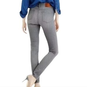 J.Crew High-Rise Skinny Lifting With Premium Stretch Grey Wash Jeans Sz 29